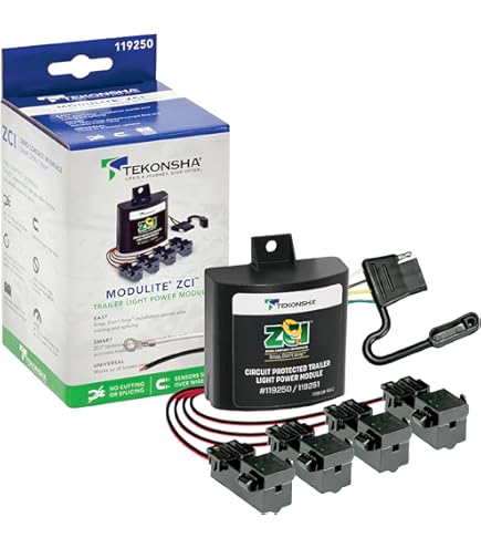 Amazon.com: TEKONSHA 118869 T-One T-Connector 4 Way Flat Tow